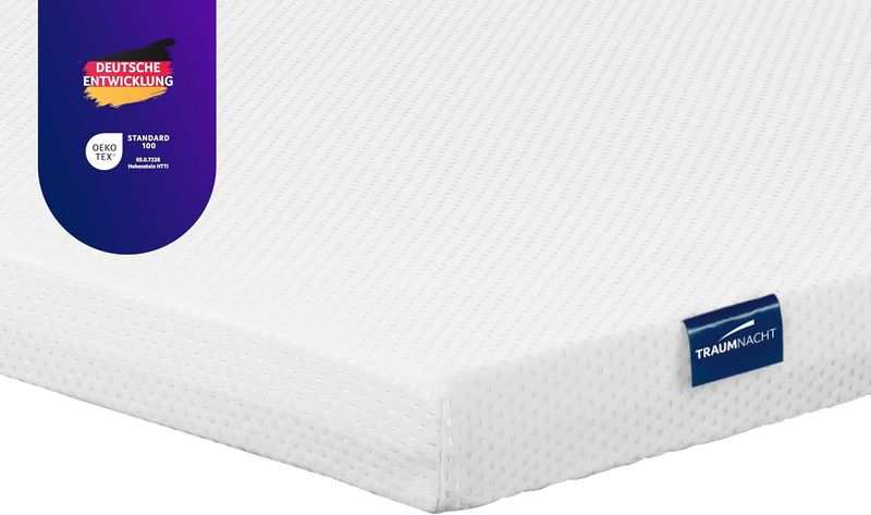 Oko-Tex zertifizierter 2-in-1 Komfort Matratzentopper mit zwei Hartegraden, deutsche Qualitatsauflage 100 x 200 cm
