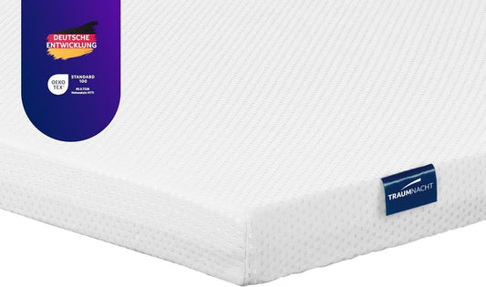 Oko-Tex zertifizierter 2-in-1 Komfort Matratzentopper mit zwei Hartegraden, deutsche Qualitatsauflage 100 x 200 cm